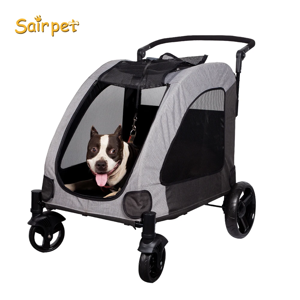 

Cat / Dog Easy Walk Pet Stroller, Foldable Pet Carrier Strolling Cart Dog Travel Carrier Carriage