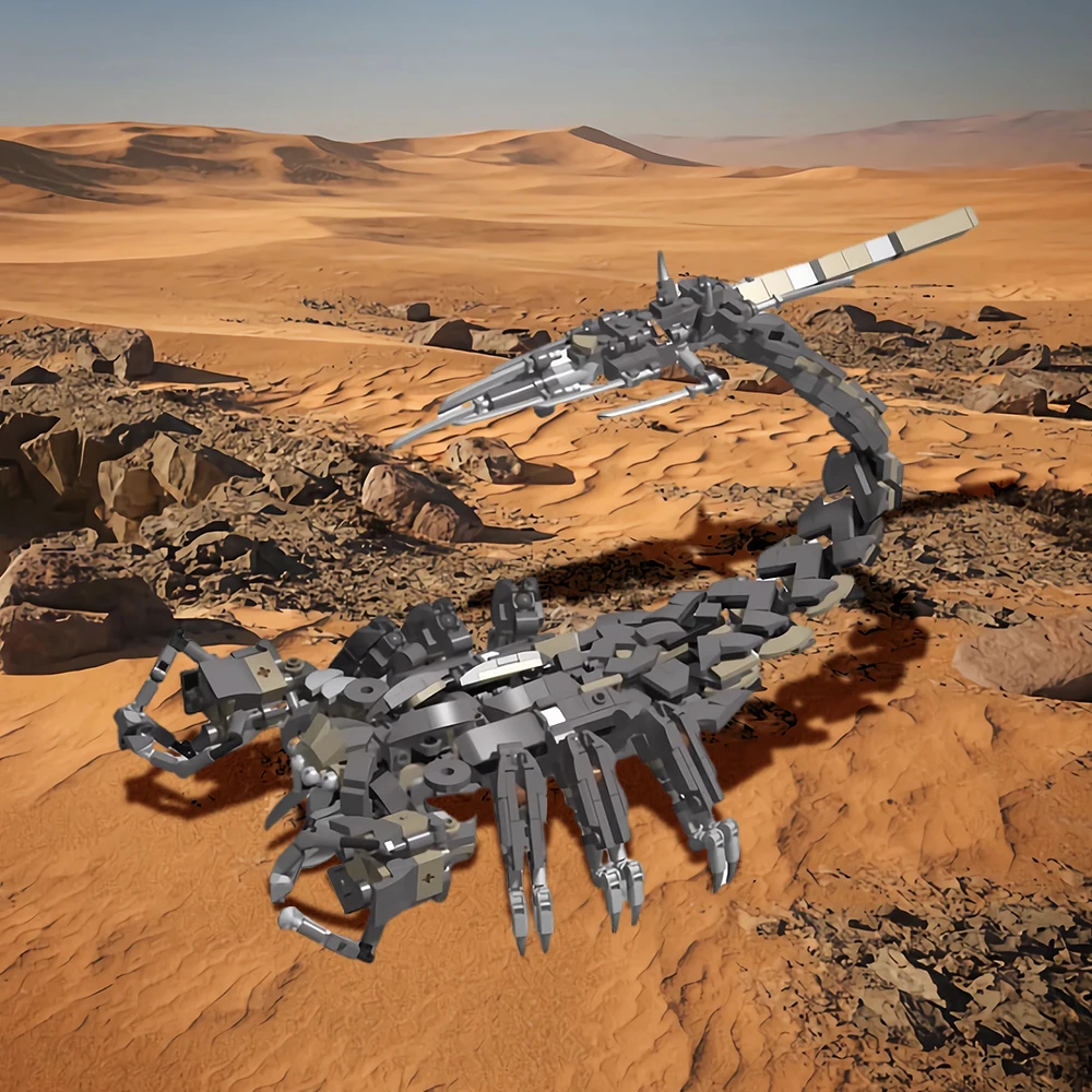 Gobrick MOC преобразование в робот скорпонок строительный блок модель насекомых мир