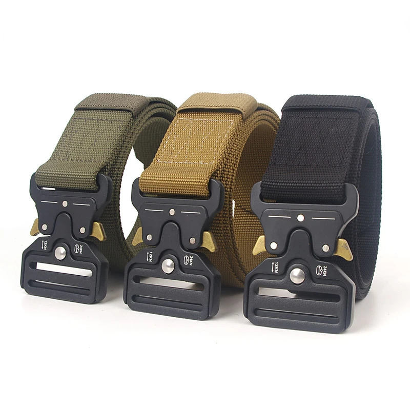 

Canvas Belt Outdoor Imitation Nylon 4.3cm Men's Belt
