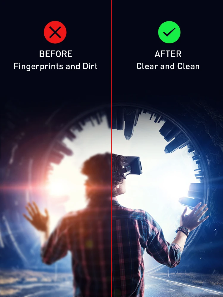 Выдвижная ручка для чистки DATA FROG Oculus Quest 2 камеры портативный многоразовый набор