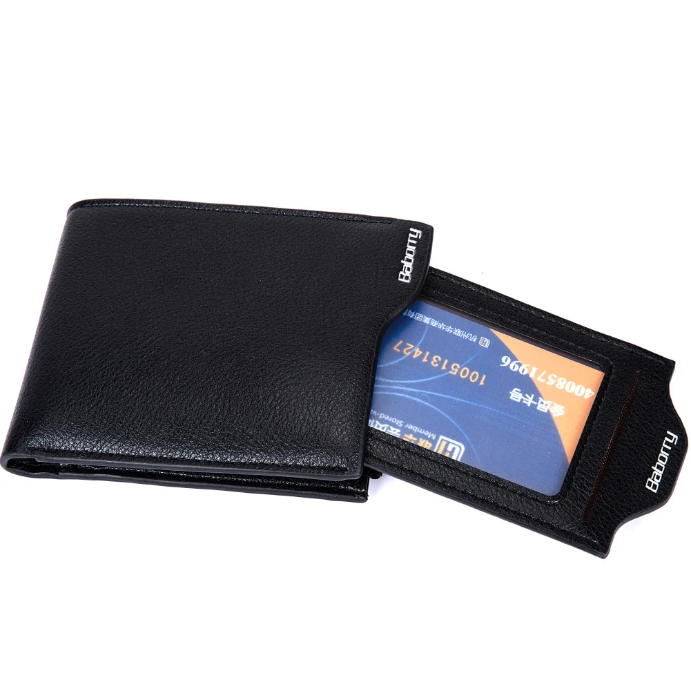 Wallets For Men Coin Purse Pocket Wallet ID Card Holder Purse Clutch With Zipper Men Wallet With Coin Bag Fashion Gift