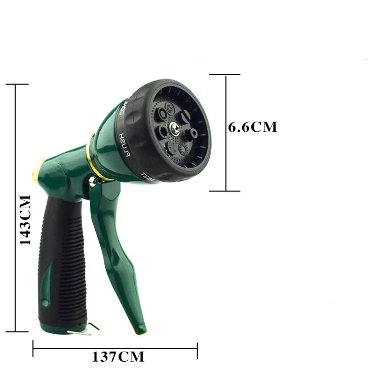 

in stock metal Lawn Irrigation garden Nozzle Water Spray Hose Pump Reverse Spray Gun