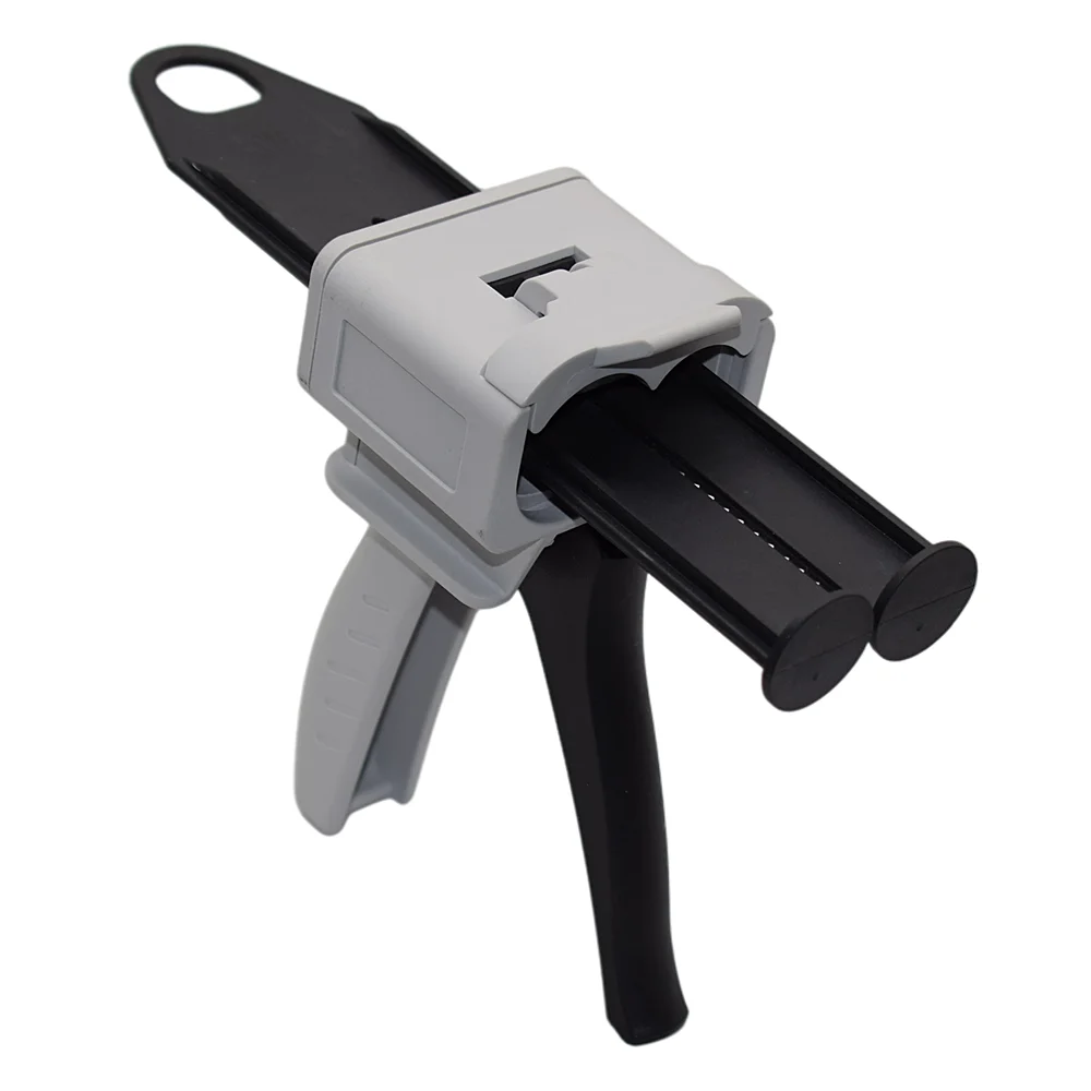 

Glue Gun 100ml Two Component AB Epoxy Sealant Glue Gun Applicator Glue Adhensive Squeeze Mixed 1:1 Manual Caulking Gun Dispenser