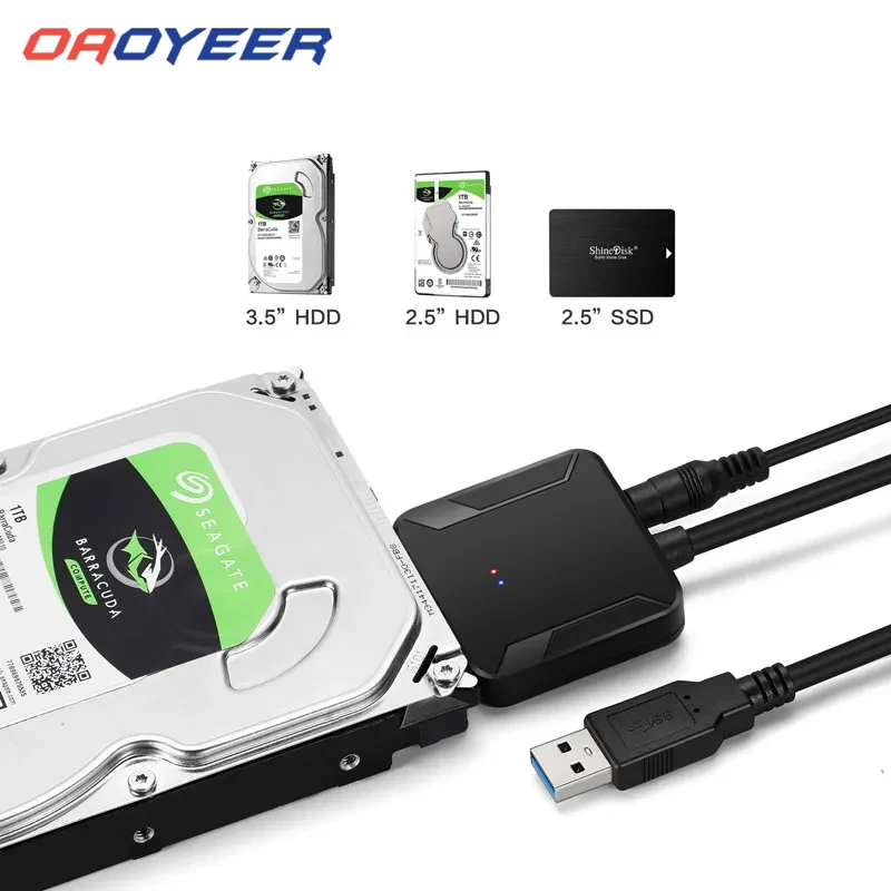 Кабель USB 3 0 на SATA адаптер Sata Конвертируемые кабели Поддержка 2 5 или дюйма внешний