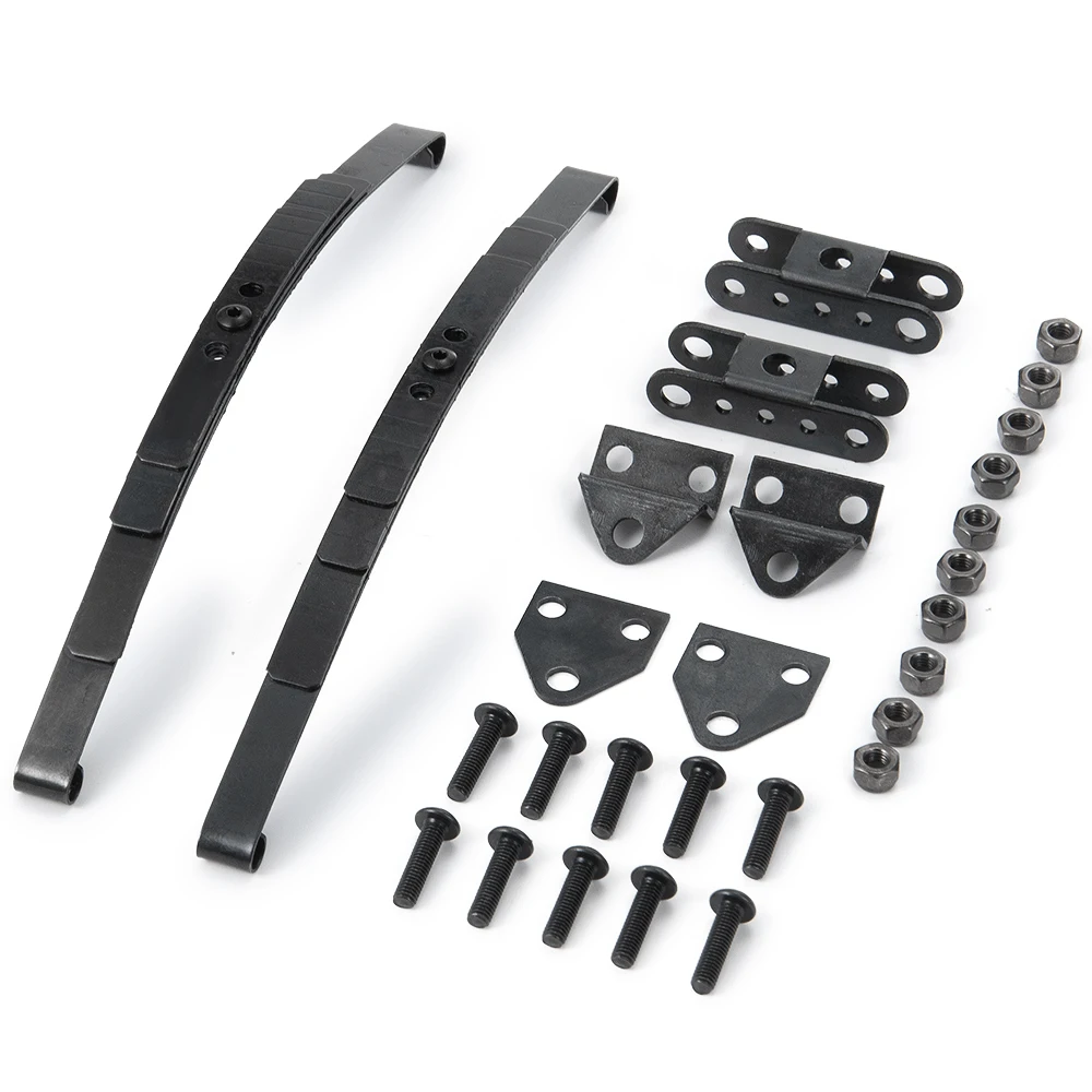 

Hard Leaf Spring Suspension Bar Set for 1:10 RC Rock Crawler D90 TF2 Axial SCX10 F350 Black