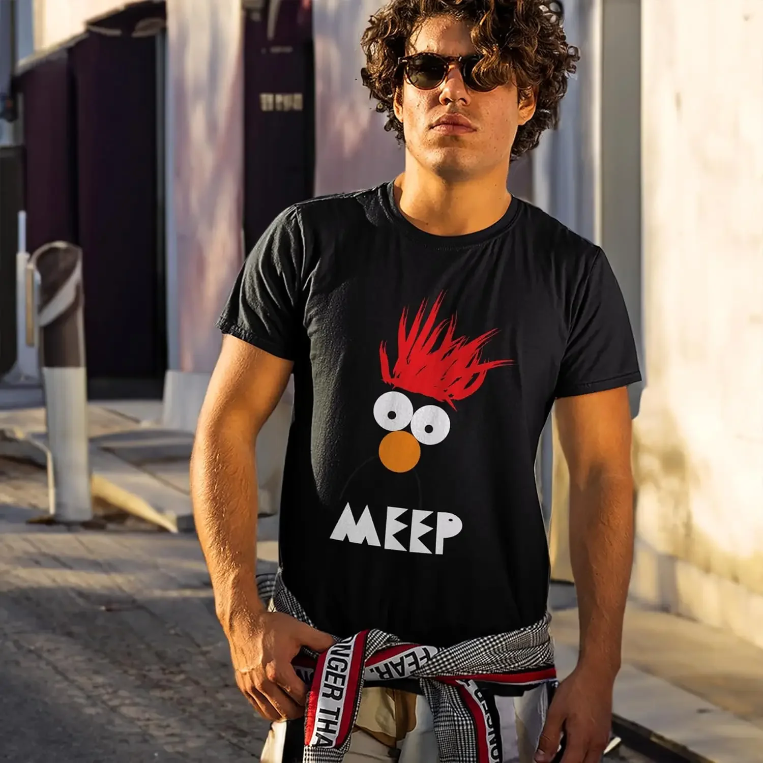 Фото Футболка Beaker Sve Meep Friend Girl Family унисекс для женщин и мальчиков, многоцветный подарок для мужчин №2