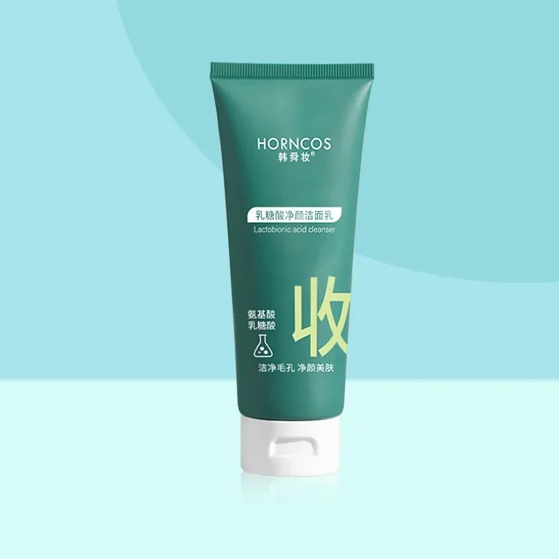 100ml Lactobionic Acid Cleansing Cleanser Shrink Pores Acne Remove Blackhead Deep Cleaning Oil Control Facial Cleanser