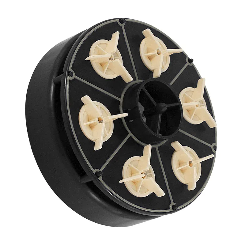 

6-портовый модуль водяного клапана 004-302-4408-00 с клапаном черного цвета