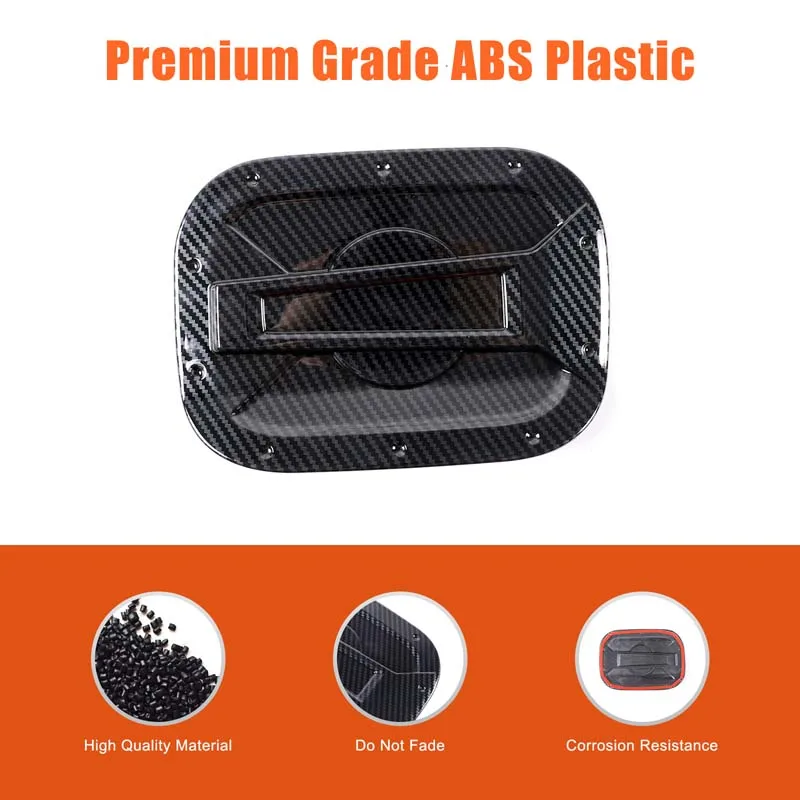 Для Toyota Sequoia 2023 2024 ABS углеродное волокно автомобильный Топливный бак декоративная