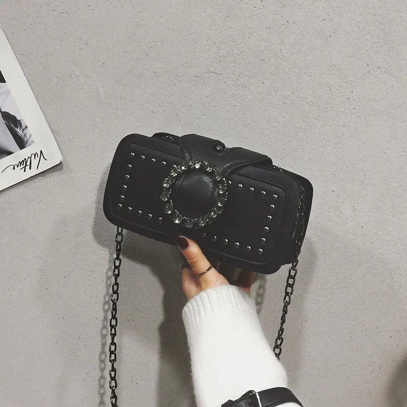 Женская сумка через плечо премиум-класса в стиле ретро с заклепками новая модная