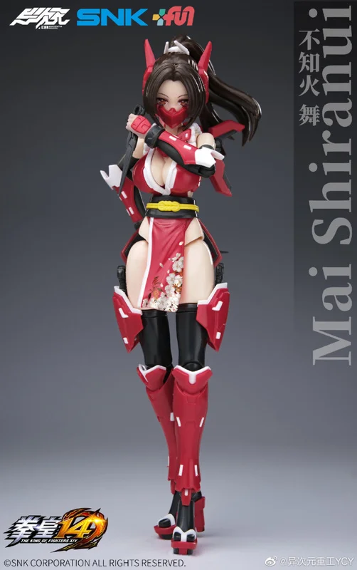 SNK 1/12 Mai Shiranui Kawali мобильный костюм для девочек из ПВХ 15 см Сборная модель комплект