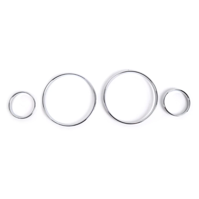 Хромированные датчики спидометра кольца с циферблатом накладка на безель для E39