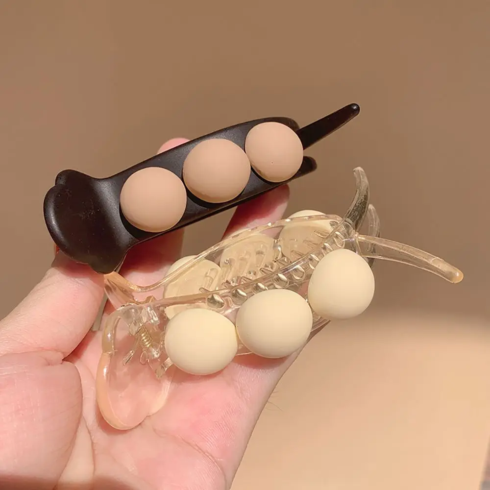 

Simple Bangs Clip Crab Clip Girls Plastic Hair Headdress Korean Style Vertical Clip Women Hair Clip Ball Hair Claw