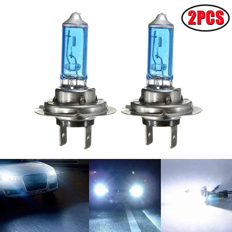 

2Pcs H7 6000K Xenon Gas Halogen Scheinwerfer Weiß Licht Lampe Lampen 55W 12V Lampen Für Front lichter Für Auto Scheinwerfer (xen