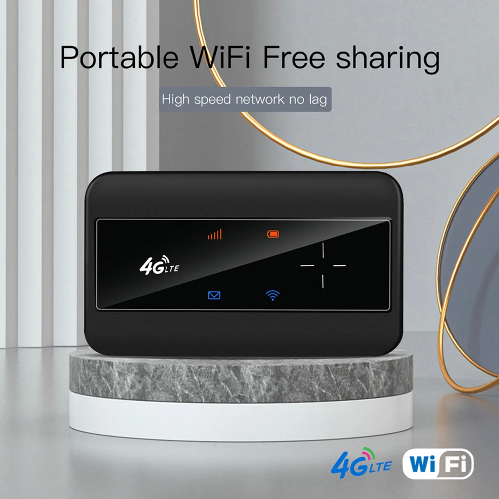 

MF904 Universal 4G Router 2100mAh WiFi Portable Pocket External Antenna with Sim Card Slot Mini Mobile Hotspot Wireless Pocket