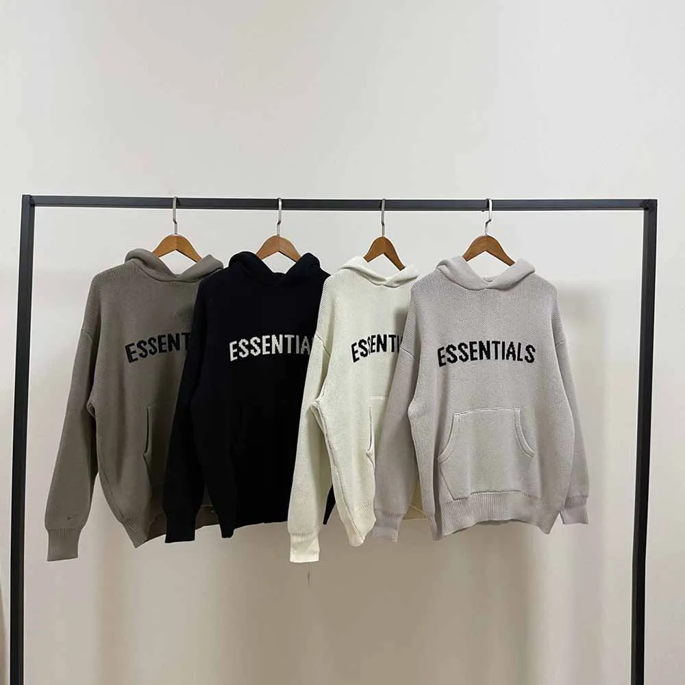 21FW Fashion Seventh Collection Knitting Hoodies Best Quality Men Women Hiphop Streetwear Sweatshirt Thick Cotton Knit Hoodie