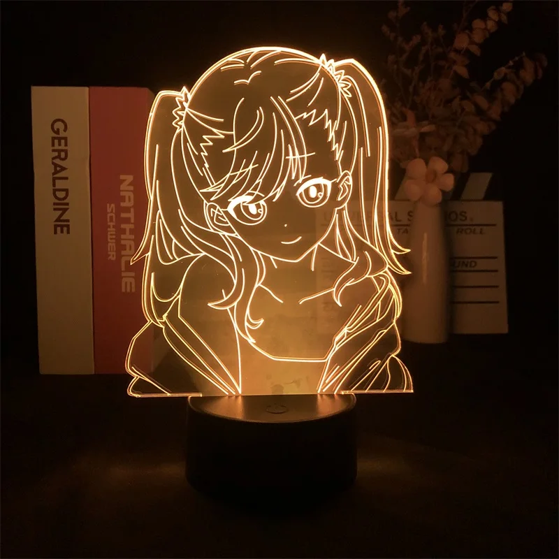 

Fate Kaleid Liner Nightlight Alarm Clock Base Light Decor Color with Remote Japanese Anime Manga Festival Delivery Gift Kids