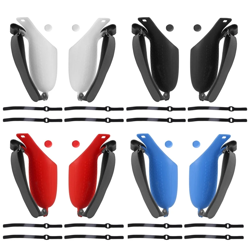 

Premium Silicone Grip Sleeve Cover for Oculus Quest 2 VR Touch Controller Handle Skin Shell&Adjustable Knuckle Strap Accessories