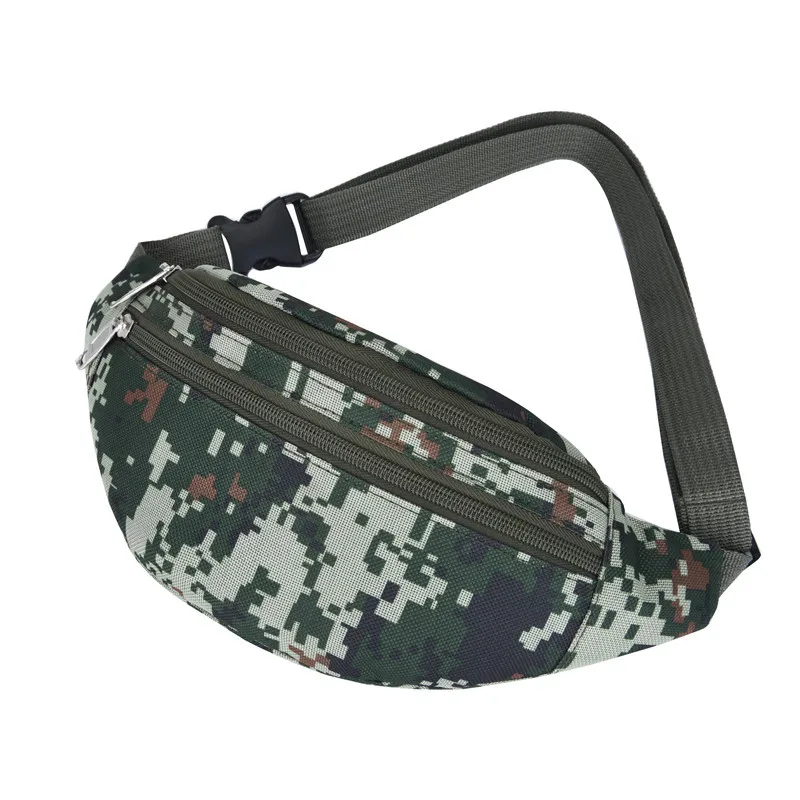 

Camouflage Men Waist Pack Male Waist Belt Bags Durable Fanny Canvas Hip Bum Sports Military Bag Pouch Zipper Pocket Men's Bag 가방