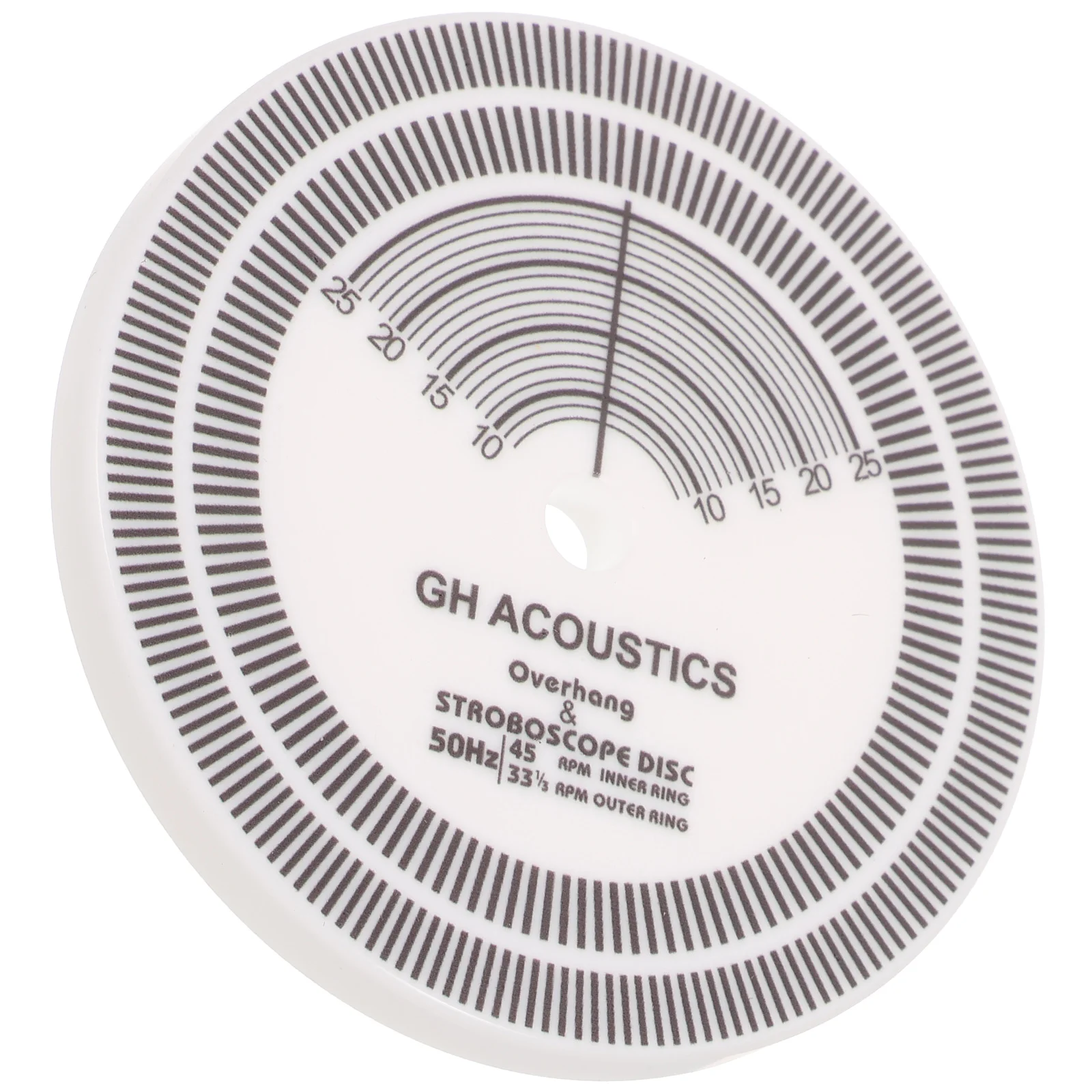 

Stroboscopic Disk Vinyl Record Speed Detection Phonograph Needle Distance Ruler Tool Calibration Disc