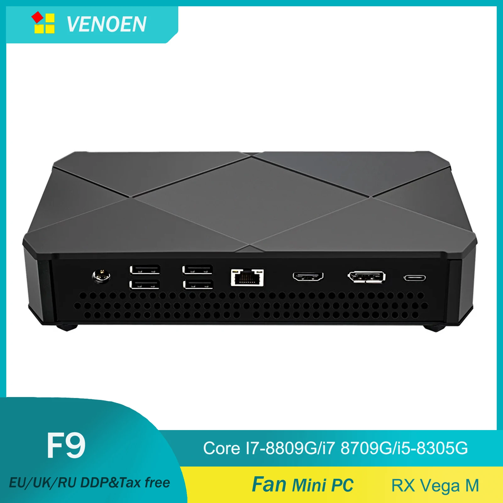 Игровой ПК Intel Core i7 8809G 8709G 8705G DDR4 двойной графический HDMI DP SD-карта i5 8305G слот Radeon RX Vega