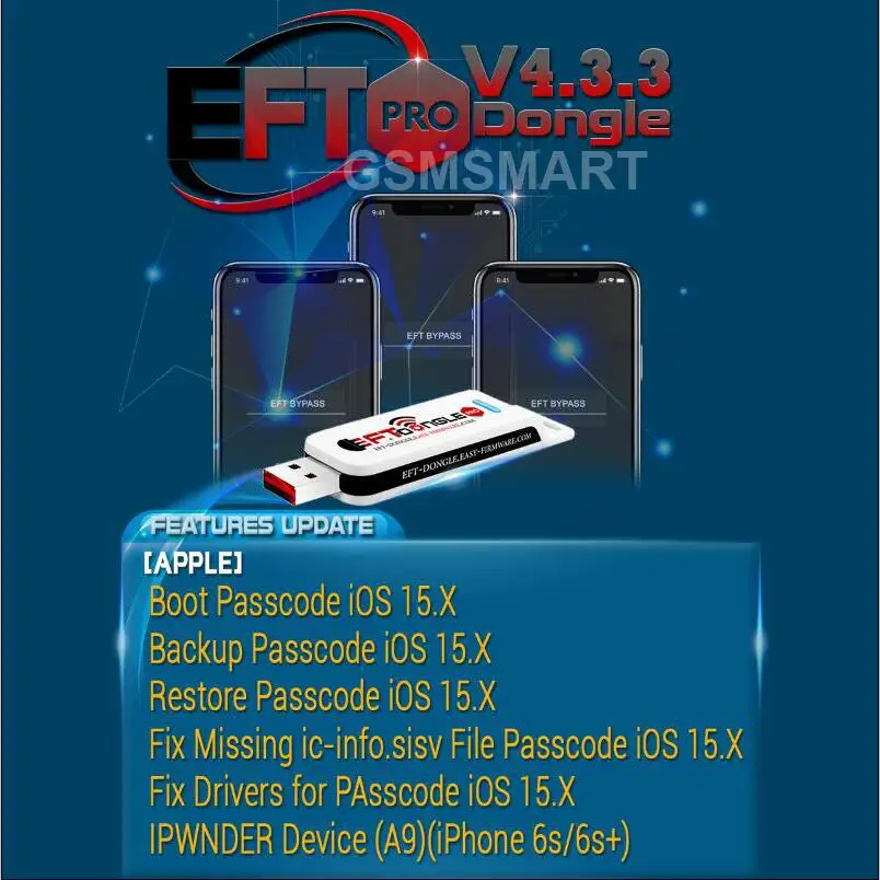 Новинка 2023 оригинальный ключ EFT Pro Dongle прошивка Team | Мобильные телефоны и