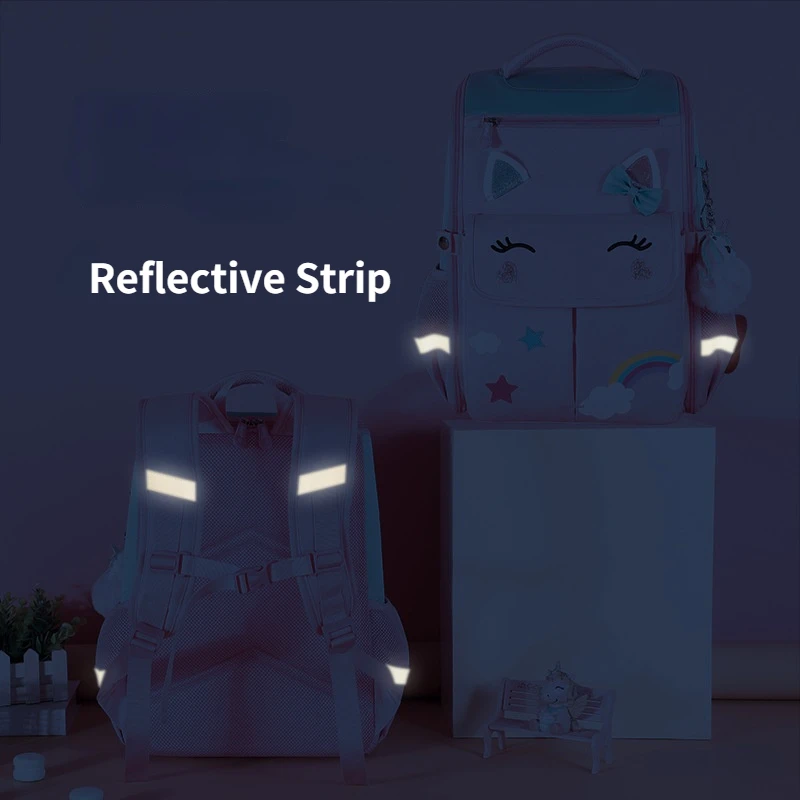 New Primary School Schoolbag Cartoon Unicorn Dinosaur Children Shoulder Bags Large Capacity Girl Boy Backpack Hot