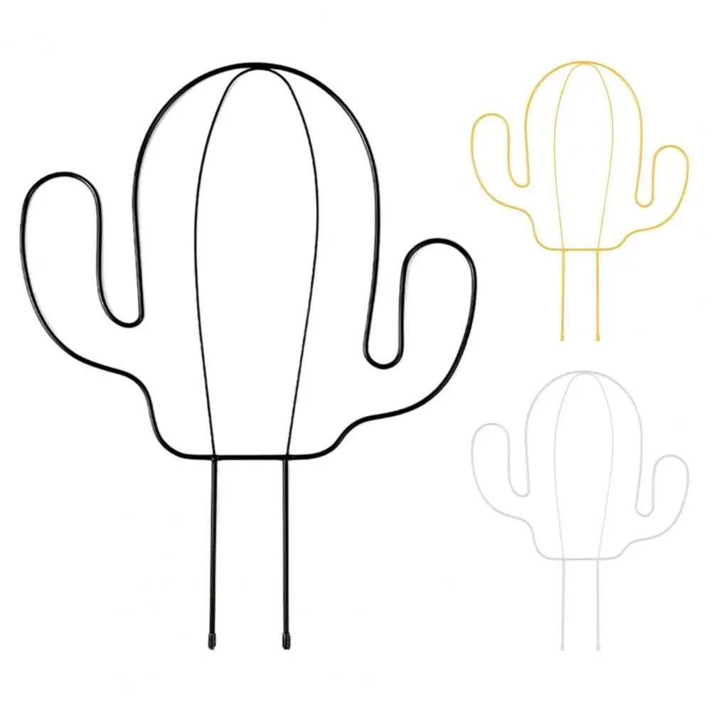 

Cactus Shape Chic DIY Potted Climbing Plants Rack Anti-deformed Climbing Trellis Hollow Gardening Supplies
