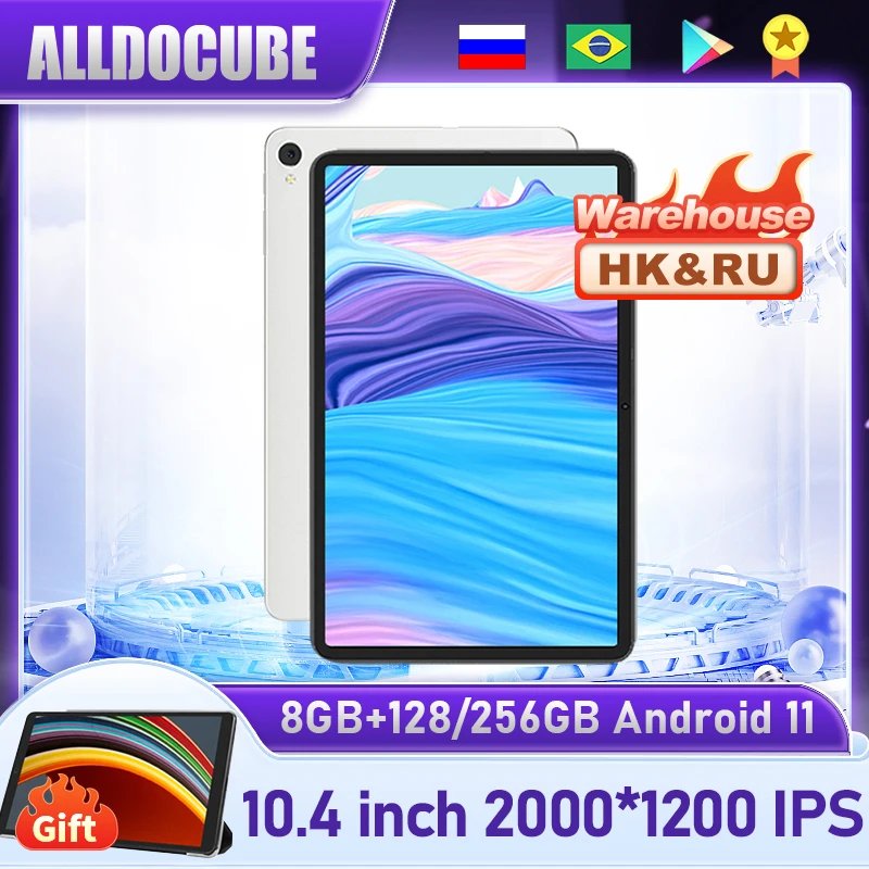  Alldocube iplay40 H /iPlay 40 Pro Tablet PC Android 11 8GB RAM 128GB/256GB ROM 10.4 2K Screen Unisoc T618 Dual 4G SIM 5G Wi-Fi 