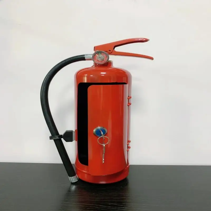 

Mini Bar Wine Cabinet Fire Extinguisher Shape Wine Cabinet Decoration Novelty Champagne Liquor Storage Box Men's Gift Home Decor