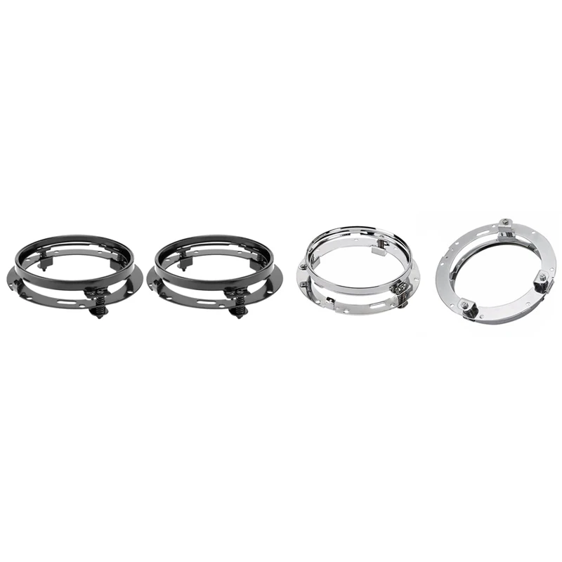 

2Pcs Mounting Bracket For 7Inch LED Headlight Round Ring Headlight Mount Lamp Holder Brackets For Jeep Wrangler