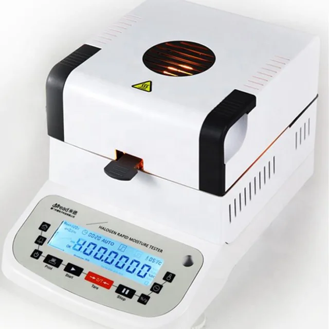 

Digital Wood Moisture Content Meter/Halogen Rapid Infrared Moisture Meter/Grain Moisture Analyzer