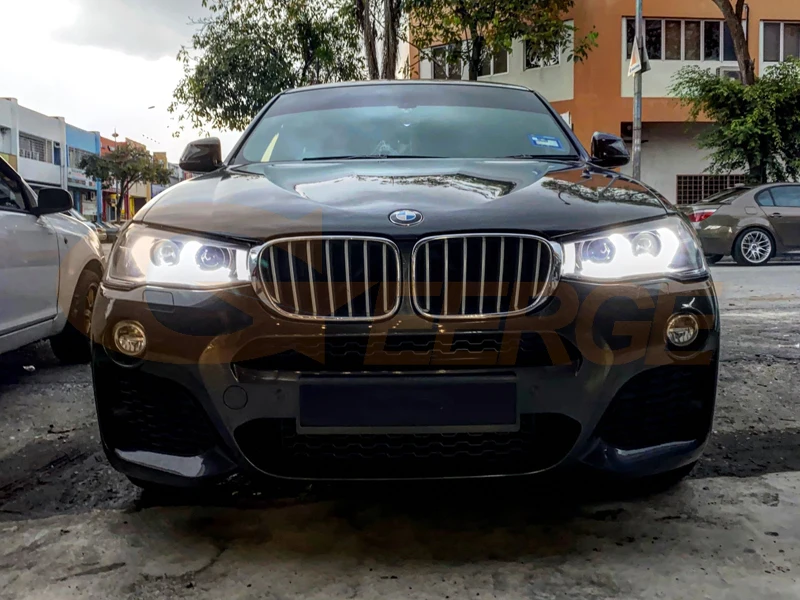 Для BMW X3 F25 LCI G01 F97 X4 F26 G02 F98 Super Bright Concept M4 Iconic Style LED Angel Eyes Kit Halo Rings Day Light