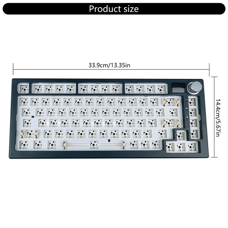 Механическая клавиатура F3KE с 81 клавишами возможностью горячей замены