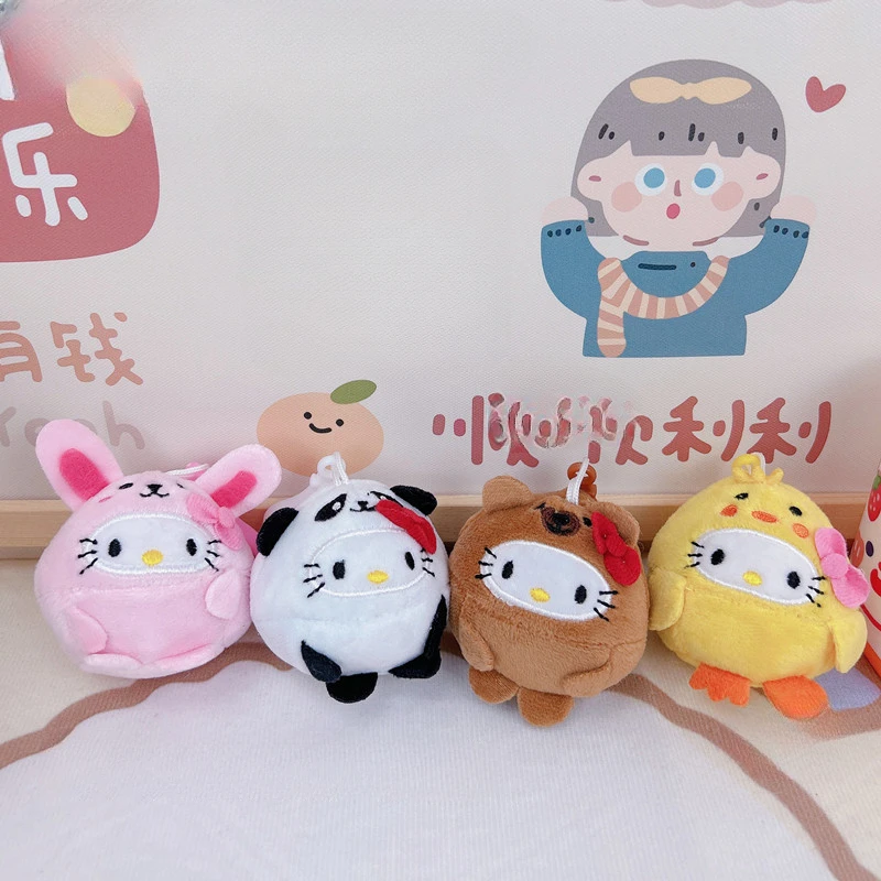 

Подвеска Sanrio в стиле аниме «Hello Kitty», милый подарок на день рождения, милая подвеска в виде сердца для девочек