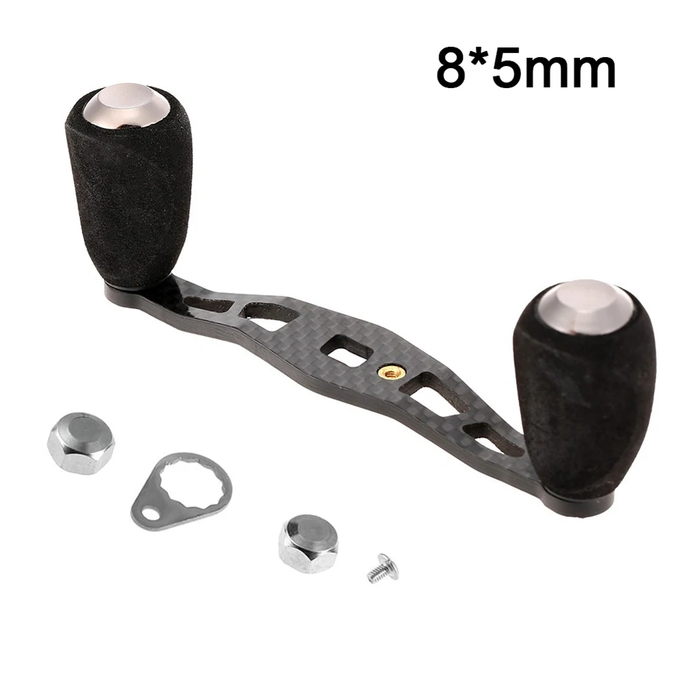 

Carbon Fiber Left Right DIY Fishing Reel Handle EVA Knob Rocker Replacement Fish Accessories Lure Tool Reel Rocker For Fishing