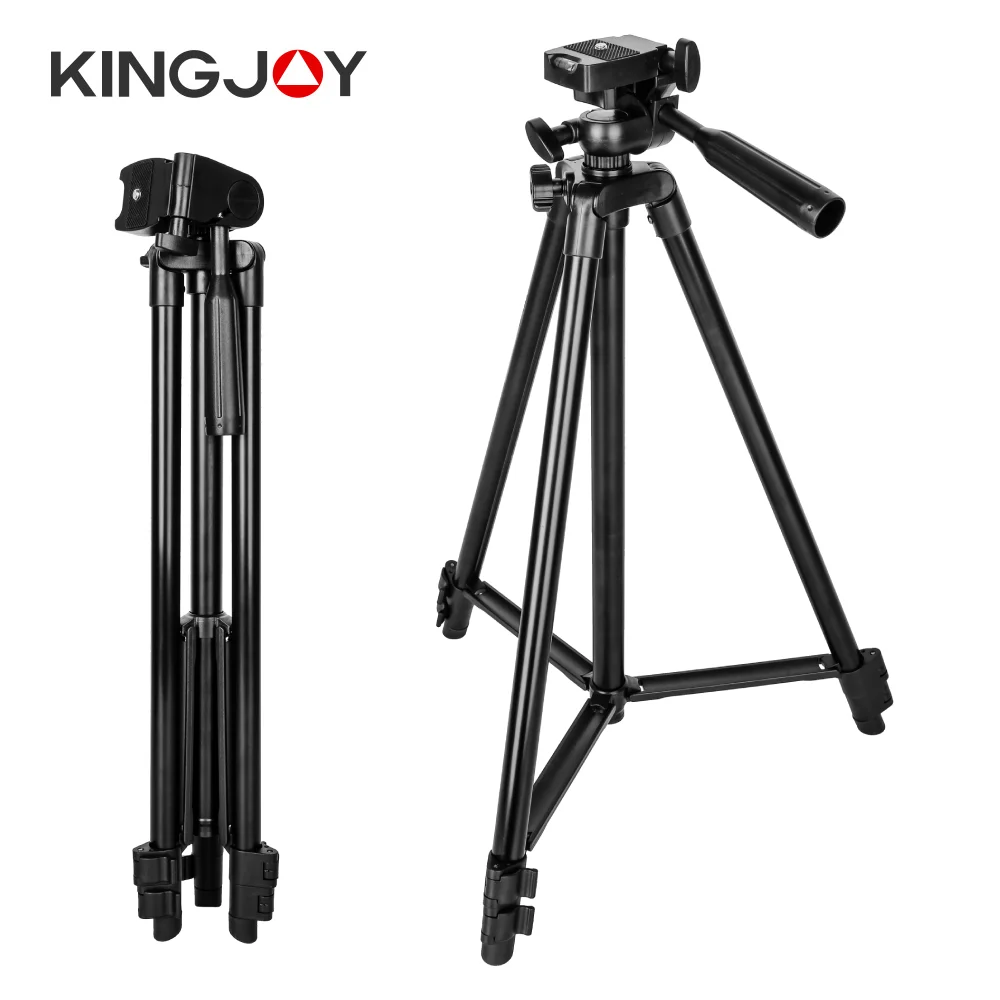 Гибкий штатив KINGJOY для цифровой зеркальной камеры, выдвижная легкая подставка с дистанционным управлением для мобильного телефона, Gopro, прямая трансляция на Youtube