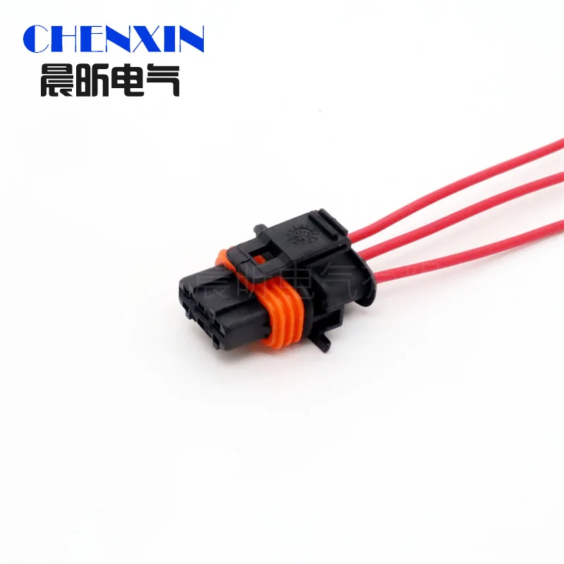 

1 комплект из 3-контактных 3,5 мм гнездовых водонепроницаемых разъемов для автомобильных датчиков, автомобильный разъем давления топлива, жгут проводов 1928403110 1928404074