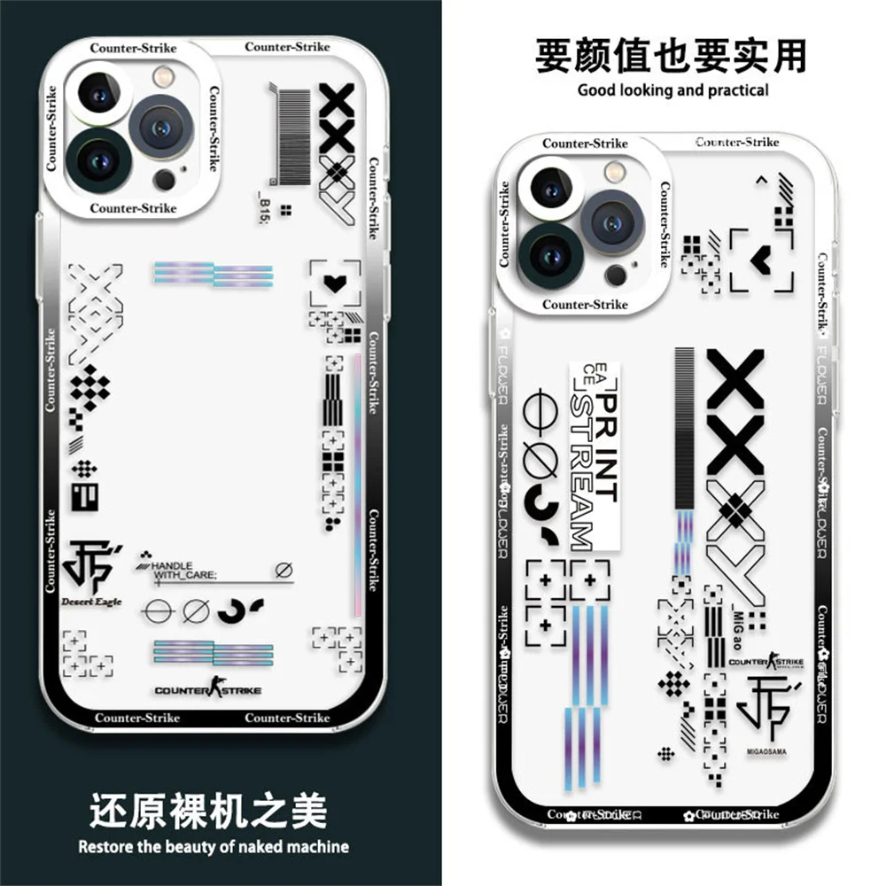 

Ins Fashion Cool Print Case for 14promax Apple 12 Soft Case iPhone 13 Fashion Transparent Case