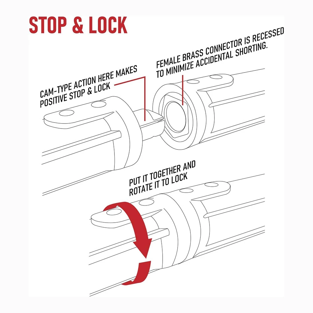 Набор кабельных разъемов LC40 включает черные разъемы папа и мама Емкость кабеля: