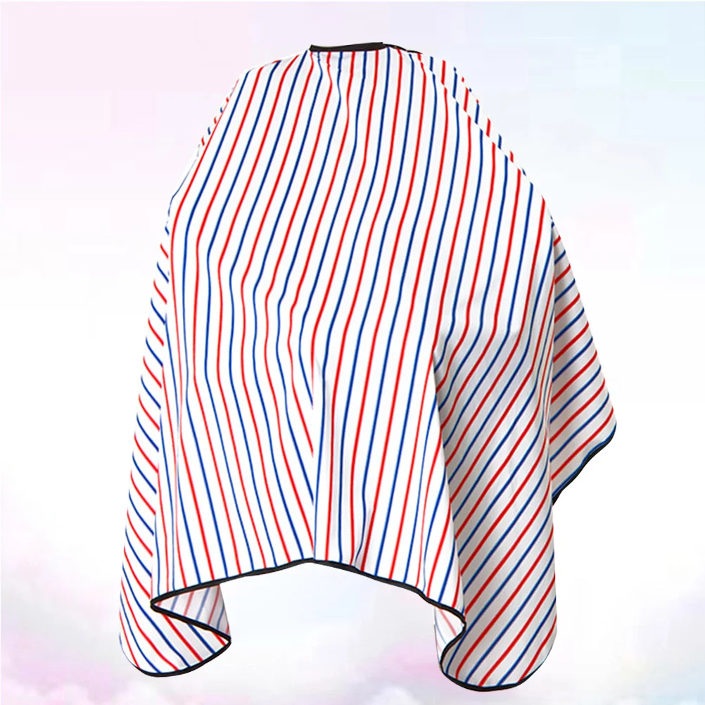 

Cutting Hair Cloth- Waterproof Salon Cape Striped Haircutting Gown Hair Dyeing Cloth Barber Gown Cape Hair Dressing Tools for