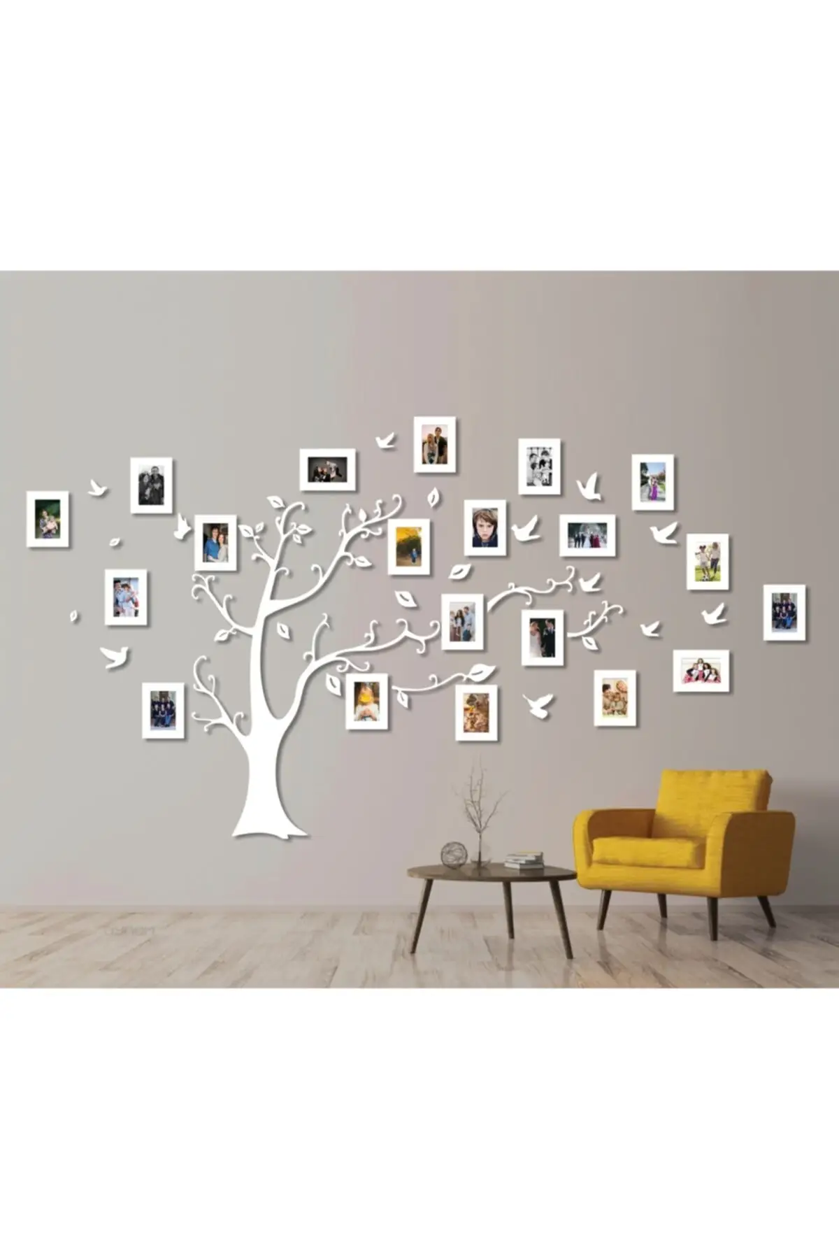 Рамка с генеалогическим деревом коллаж деревянное семейное дерево 20 рамок