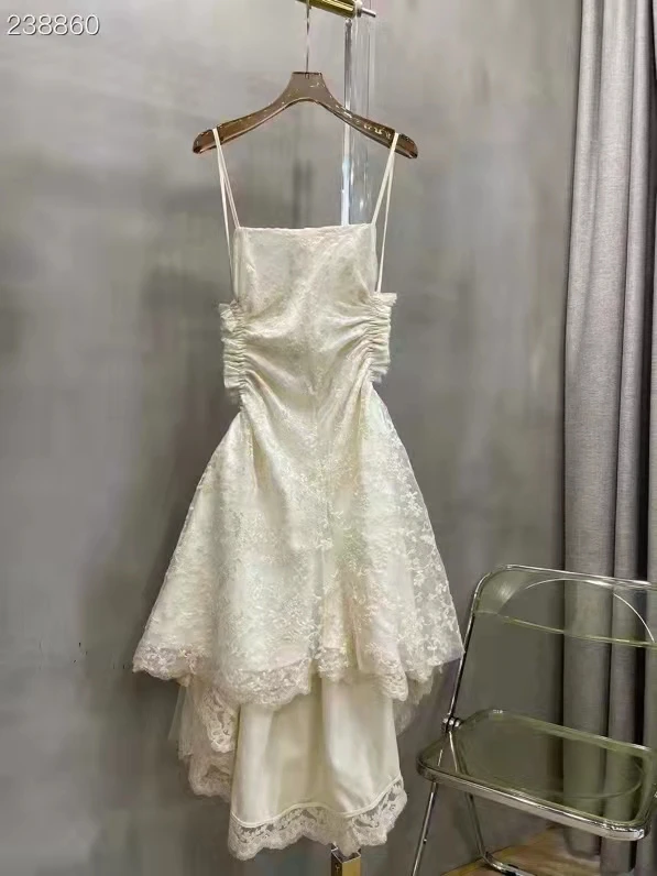 

Новинка 2023, модное винтажное кружевное платье хорошего качества