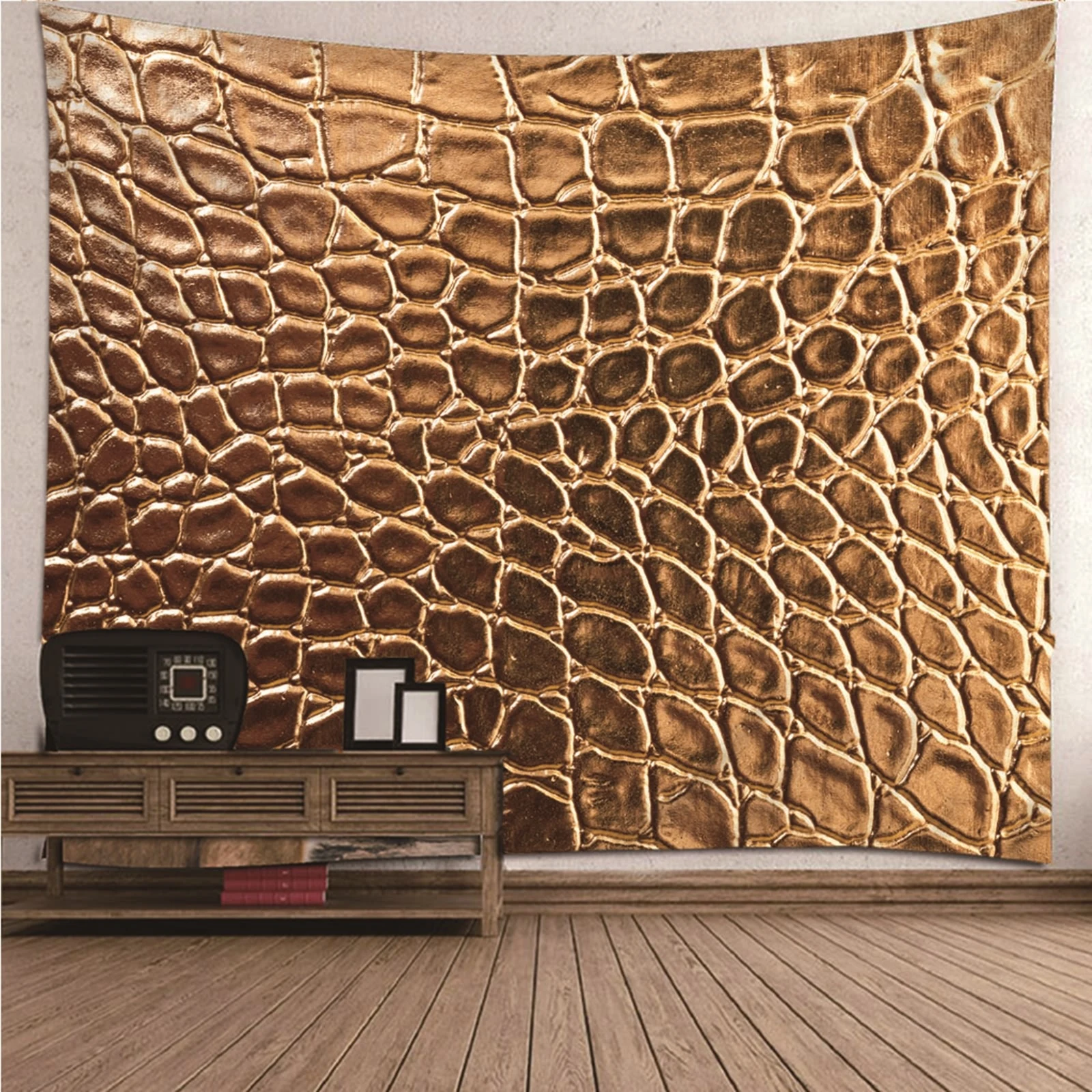 

Tapestry Wall Large Tapestry King Trippy Mandala Hippie Crocodile Pattern Wall Hanging Blanket Dorm Art Decor Covering