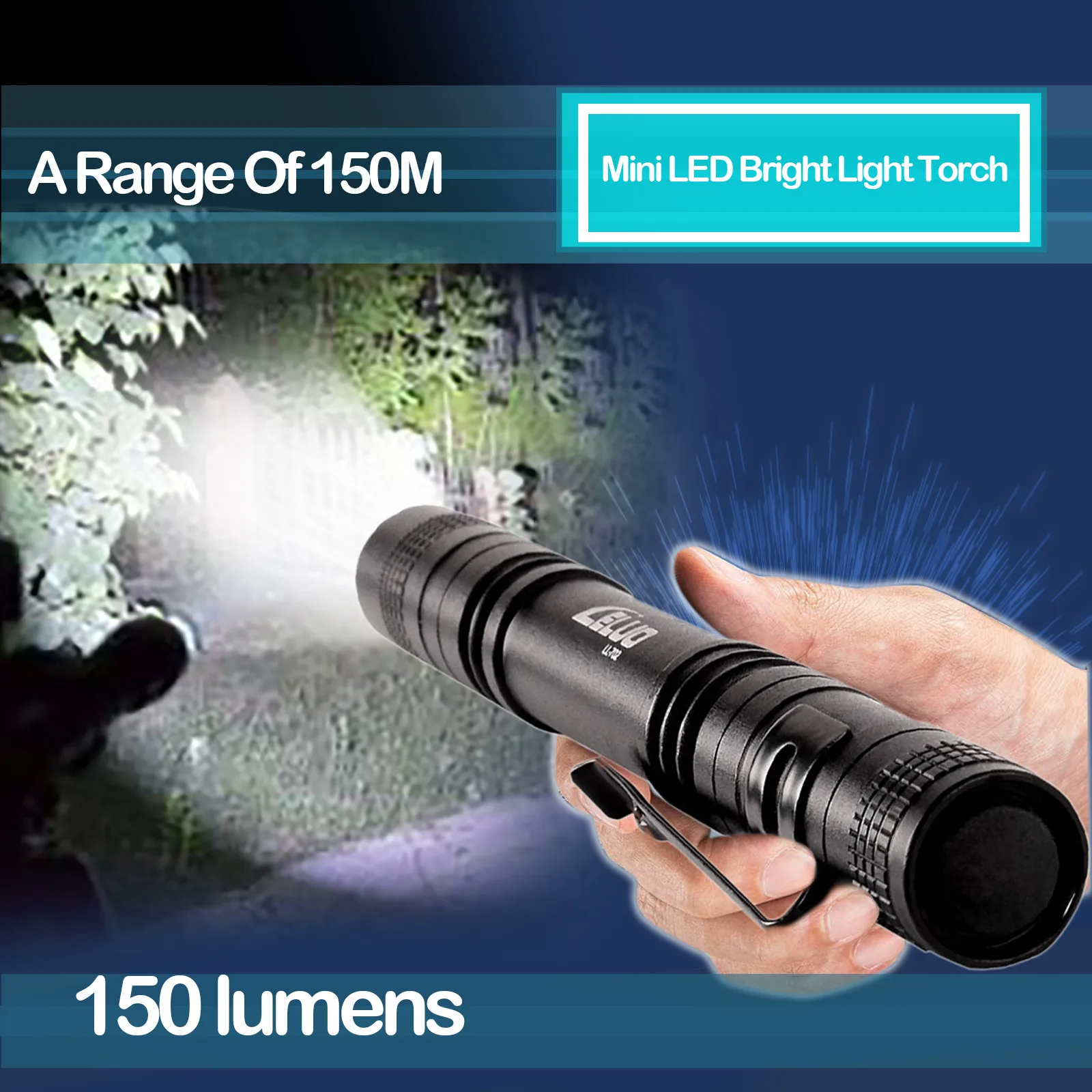 

1pcs Super Bright Mini Portable Led Camping Flashlight Aluminum Keychain Keyring Led Light Self Lantern For Outdoor Hiking