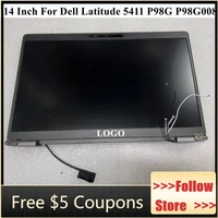 14 for dell latitude 5411 p98g p98g008 lcd screen assembly hd 1366x768 fhd 19201080 replacement complete display
