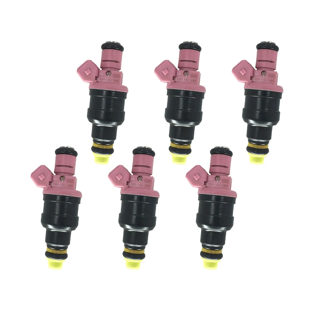 

6 Pcs Fuel Injectors for 1999 Dodge Truck Ram 1500 Truck Dakota 3.9L 0280150998