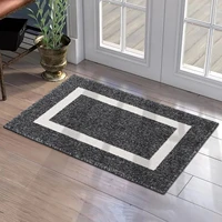 olanly entrance door mat absorbent clean feet welcome doormat resist dirt floor carpet home decoration non slip kitchen rug