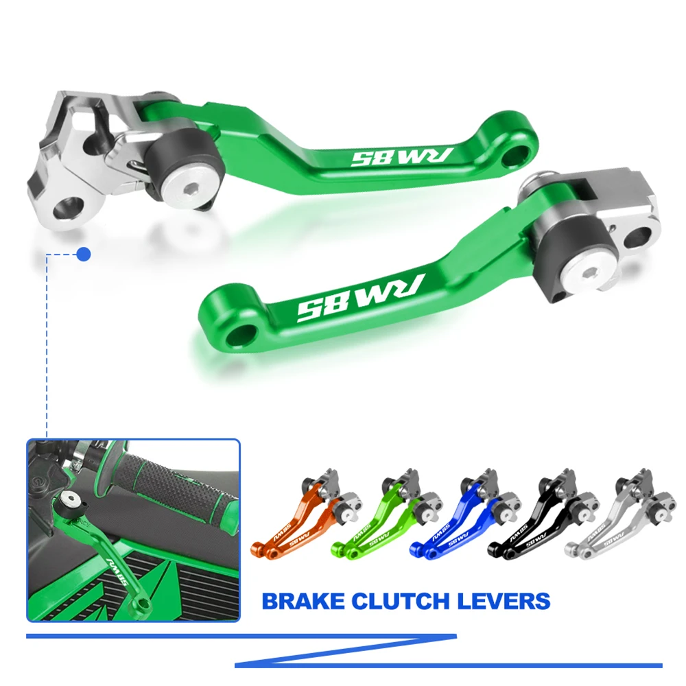 

For Suzuki RM85 RM 85 2005 2006 2007 2008 2009 2010-2015 Motorcycle CNC Aluminun Dirt Bike Pivot Brake Clutch Levers Accessories