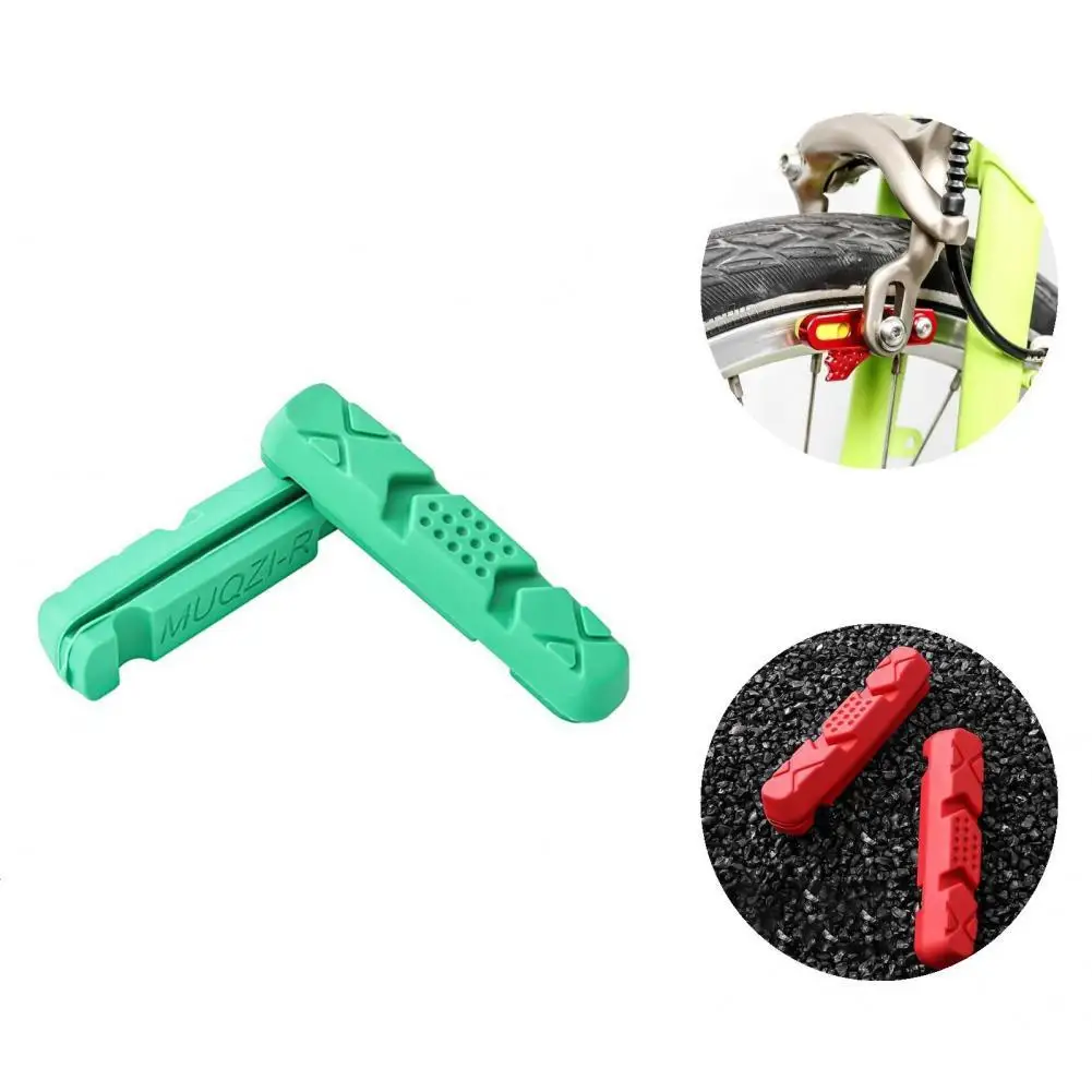 

Fine Workmanship 1Pair Useful Cycling Equipment Brake Pads Block Accessory Brake Pads Block Sturdy for Fefit